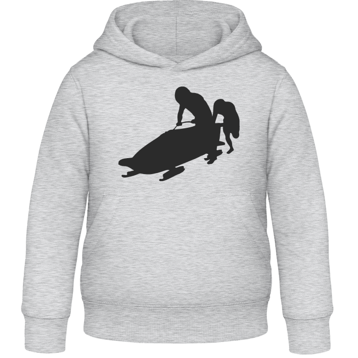 Bobsledding Kids Hoodie contain pic