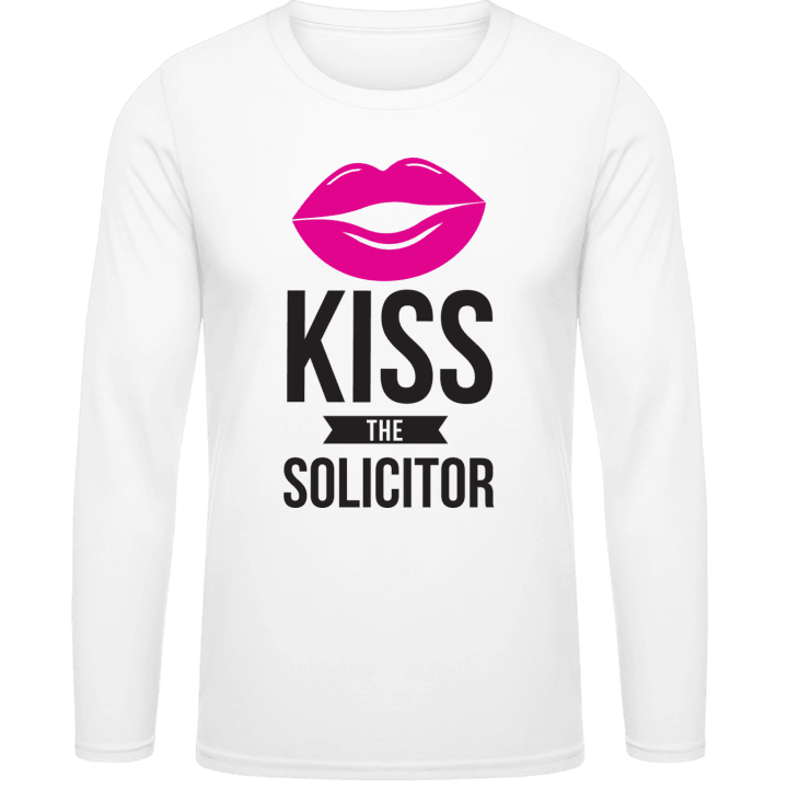 Kiss The Solicitor Langarmshirt contain pic