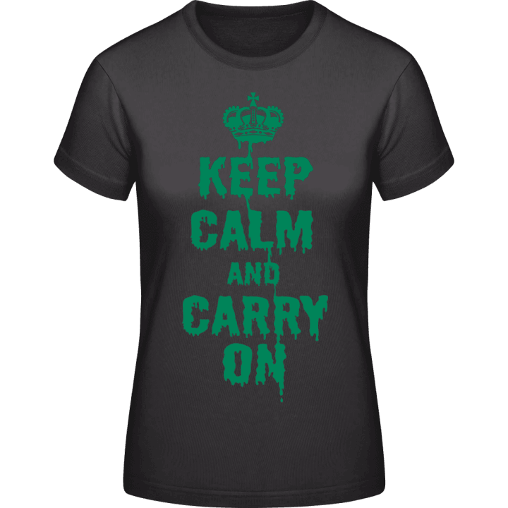Keep Calm Carry On Women T-Shirt 0 image
