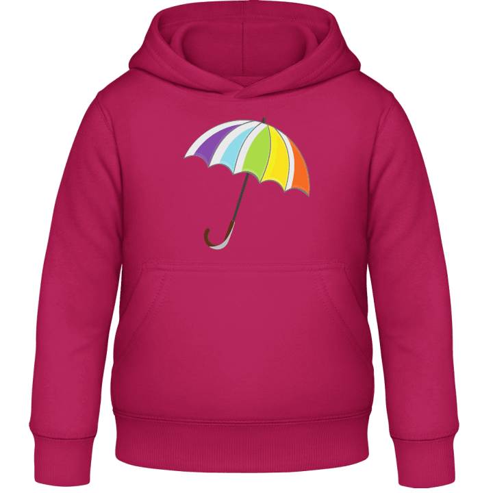 Rainbow Umbrella Kids Hoodie 0 image