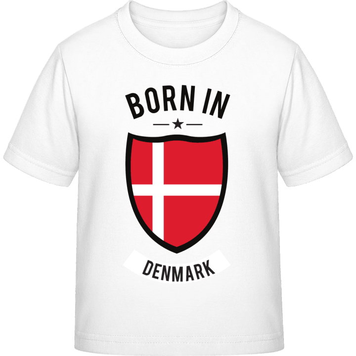 Born in Denmark T-shirt för barn contain pic
