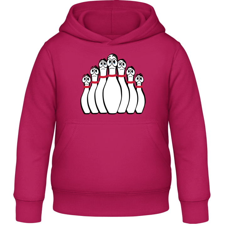 Scared Pins Bowling Kids Hoodie contain pic