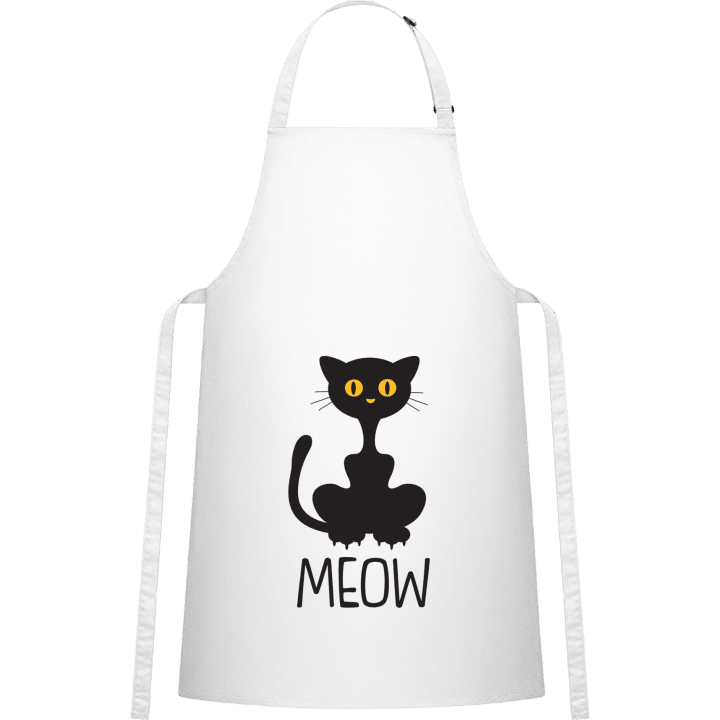 Black Cat Meow Kitchen Apron 0 image