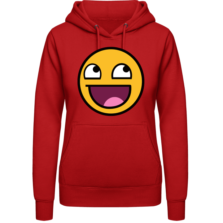 Happy Smiley Vrouwen Hoodie contain pic