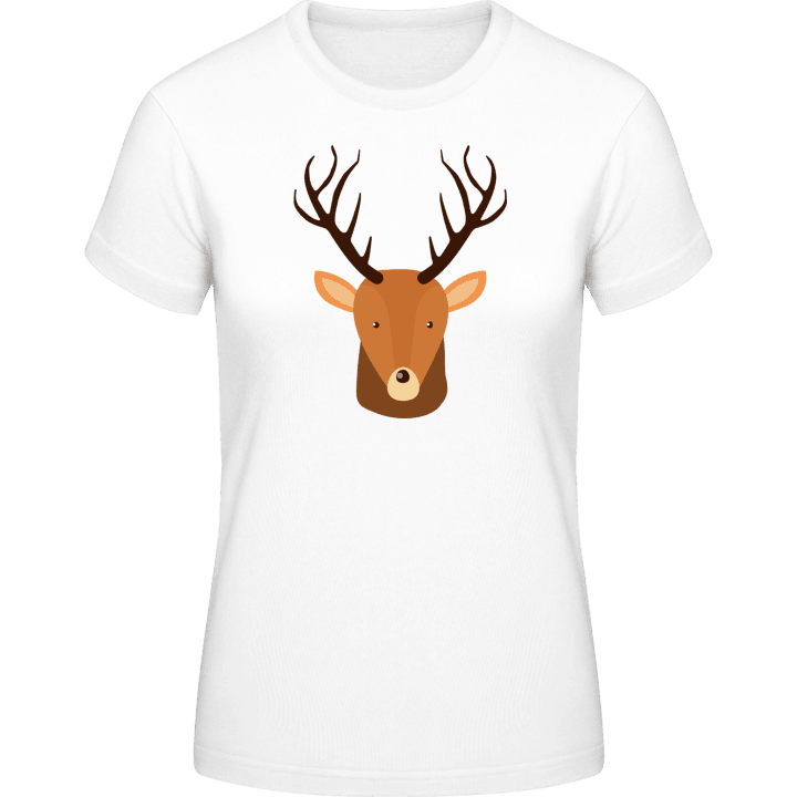 Cute Deer Head T-shirt för kvinnor 0 image