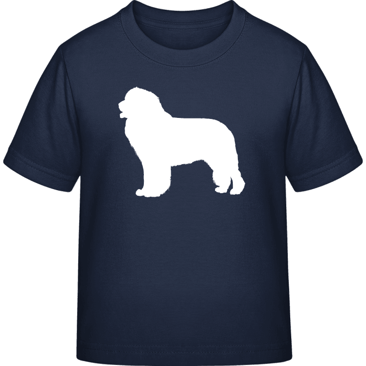 Newfoundland Dog Silhouette T-shirt til børn 0 image