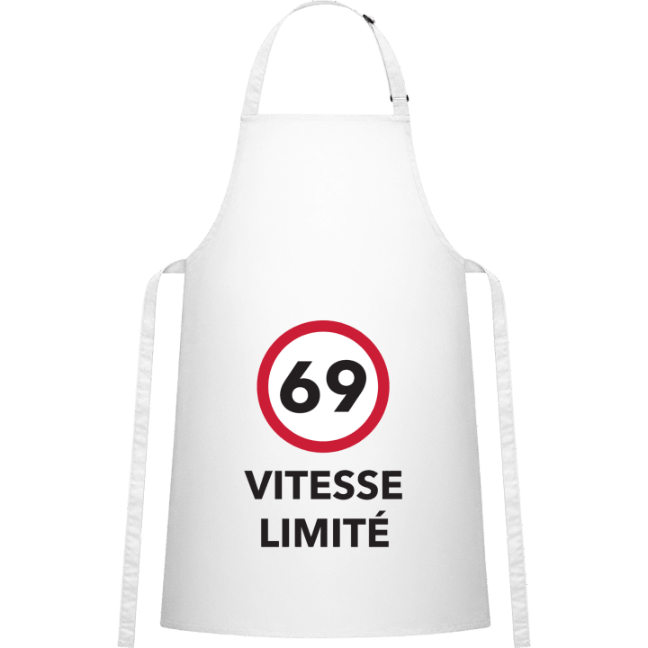 69 Vitesse limitée Delantal de cocina contain pic