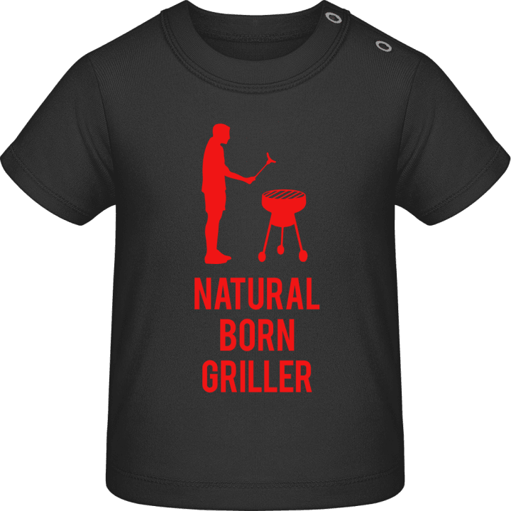 Natural Born Griller King T-shirt för bebisar contain pic