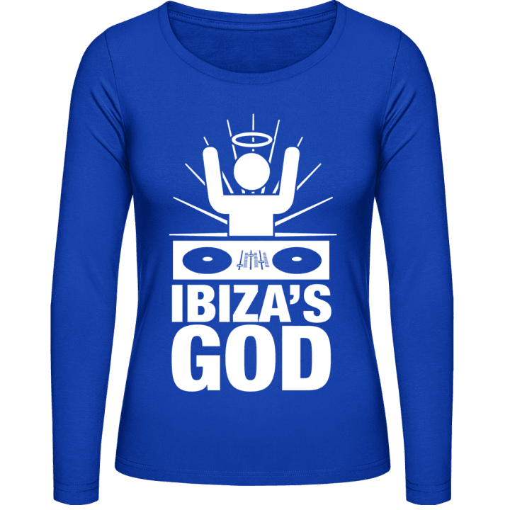 Ibiza's God Kvinnor långärmad skjorta contain pic