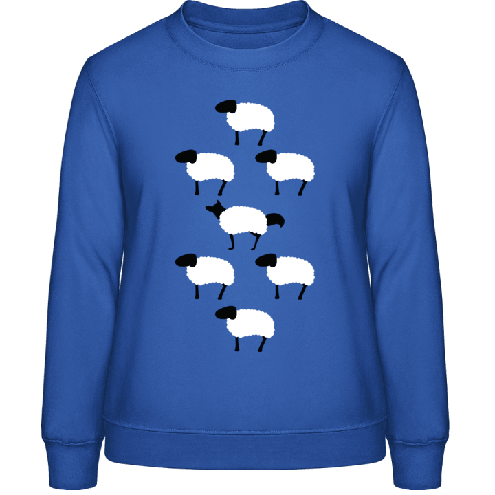 Wolf And Sheeps Frauen Sweatshirt 0 image