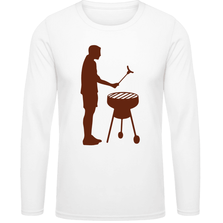 Griller Barbeque T-shirt à manches longues contain pic