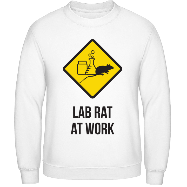 Lab Rat At Work Sweatshirt contain pic