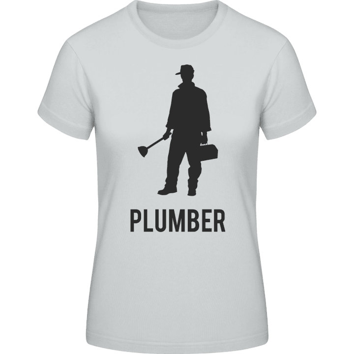 Plumber Logo Frauen T-Shirt contain pic
