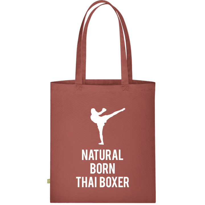 Natural Born Thai Boxer Stoffen tas contain pic