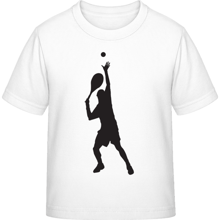 Tennis Silhoutte Camiseta infantil contain pic