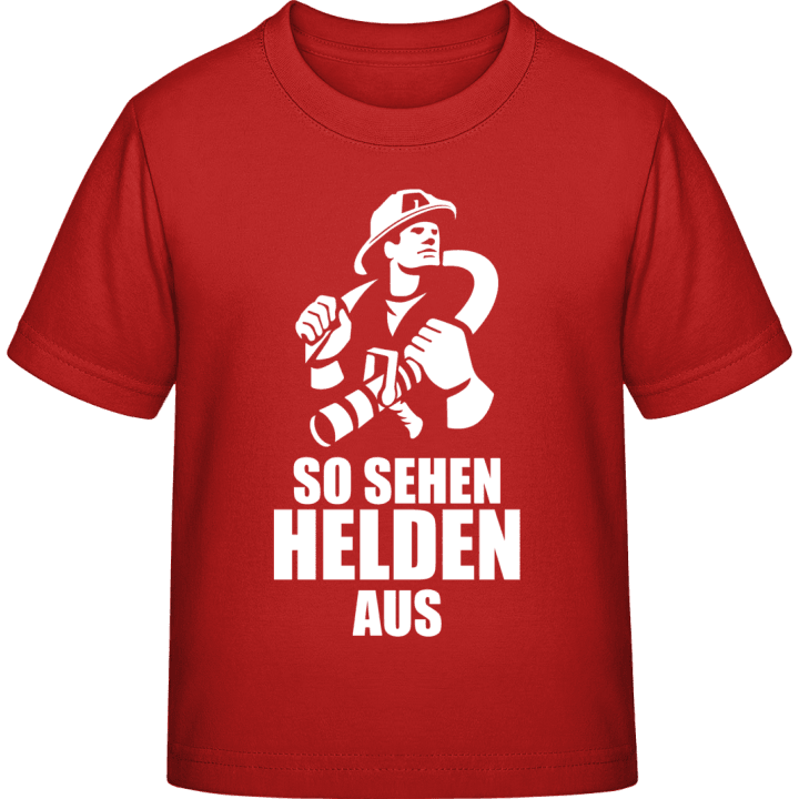 So sehen Helden aus Kinder T-Shirt contain pic