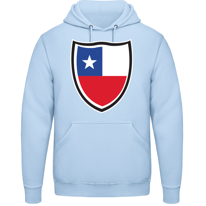 Chile Flag Shield Sudadera con capucha contain pic