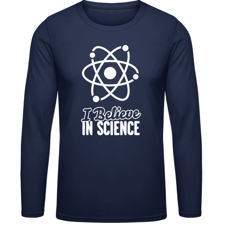 I Believe In Science T-shirt à manches longues contain pic