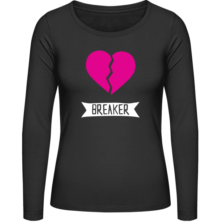 Heart Breaker Langermet skjorte for kvinner contain pic
