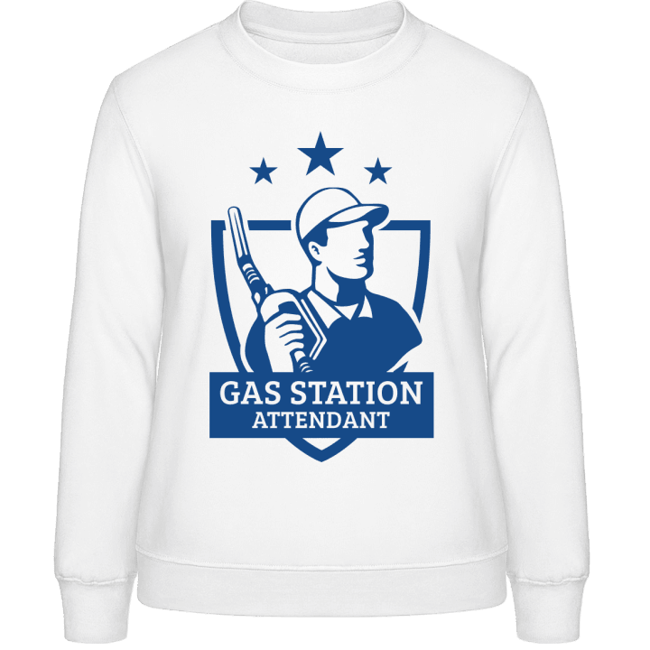 Gas Station Attendant Coat Of Arms Sweat-shirt pour femme contain pic