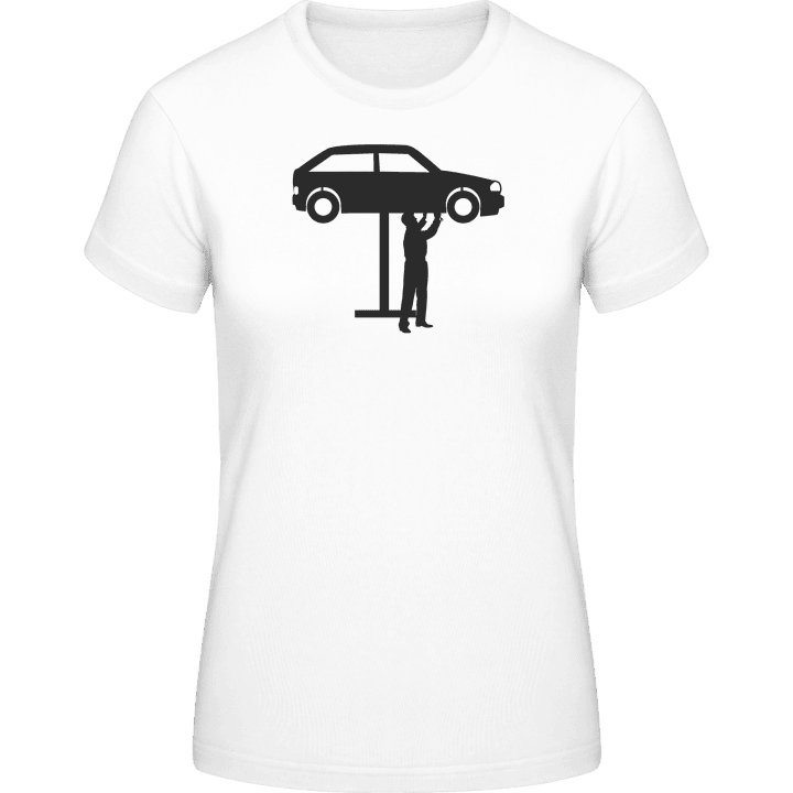 Motor mekaniker T-shirt för kvinnor contain pic