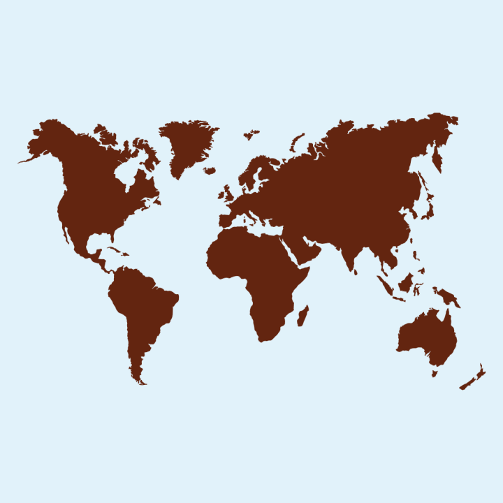 verdenskart T-skjorte 0 image