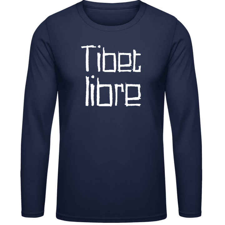 Tibet libre Langarmshirt contain pic