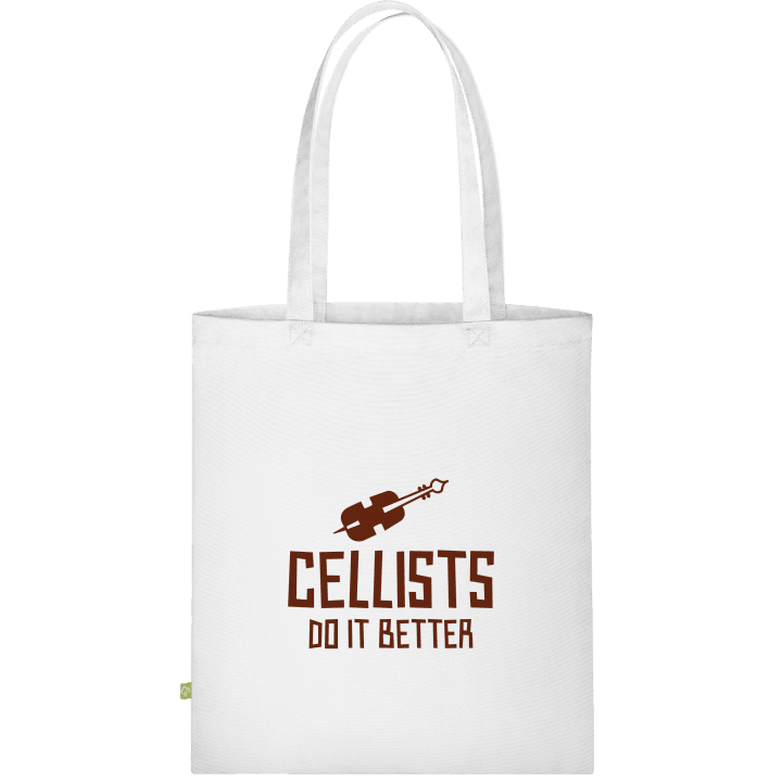Cellists Do It Better Väska av tyg contain pic