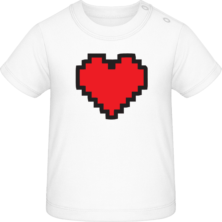 Big Pixel Heart Maglietta bambino contain pic