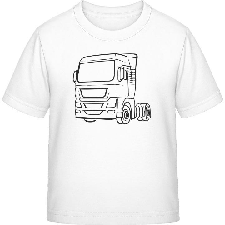 Truck Outline Kinderen T-shirt contain pic