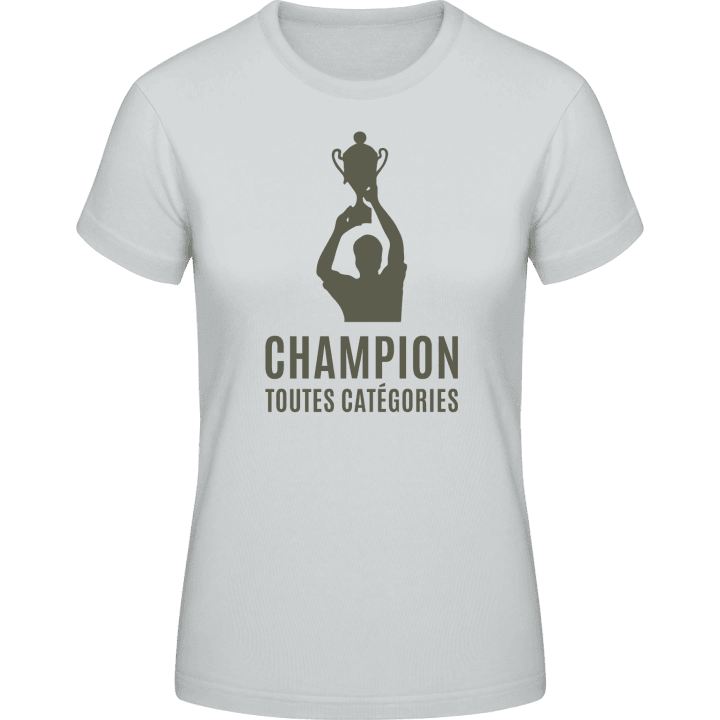 Champion toutes catégories Vrouwen T-shirt contain pic