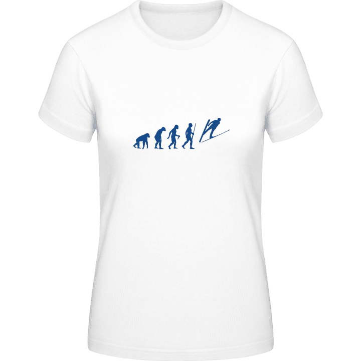 Ski Jumper Evolution Vrouwen T-shirt contain pic