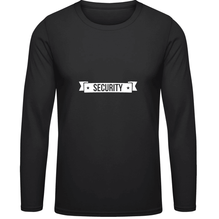 Security + CUSTOM TEXT T-shirt à manches longues contain pic