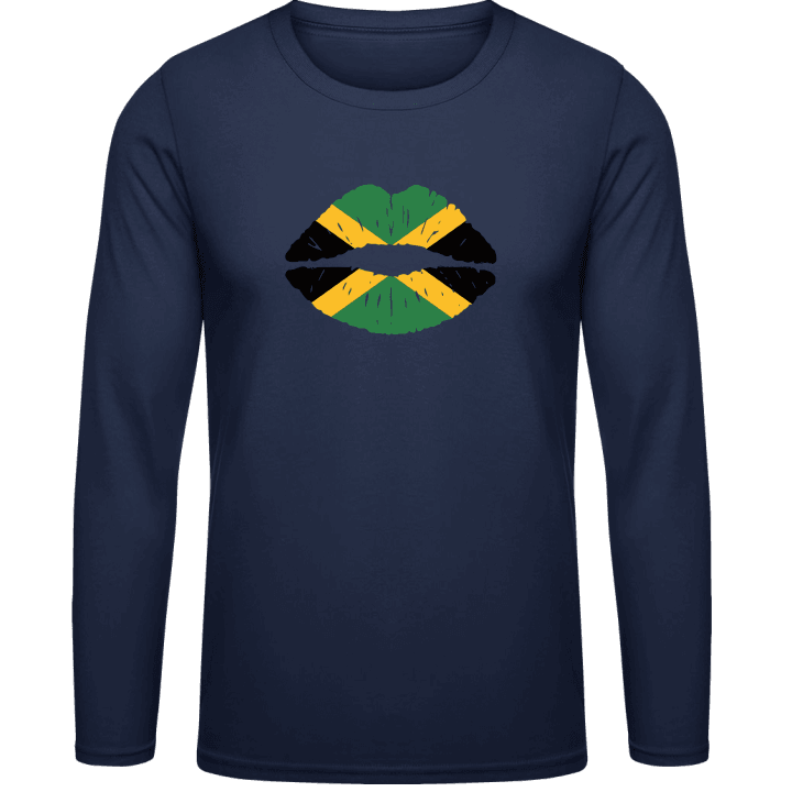 Jamaican Kiss Flag Long Sleeve Shirt contain pic