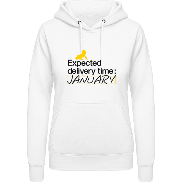 Expected Delivery Time: January Hoodie för kvinnor 0 image