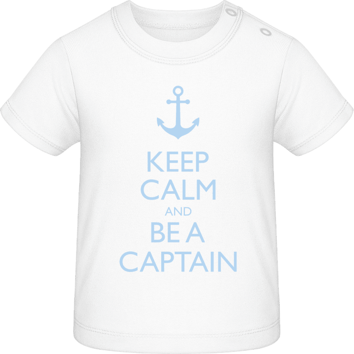 Keep Calm and be a Captain Baby T-skjorte contain pic