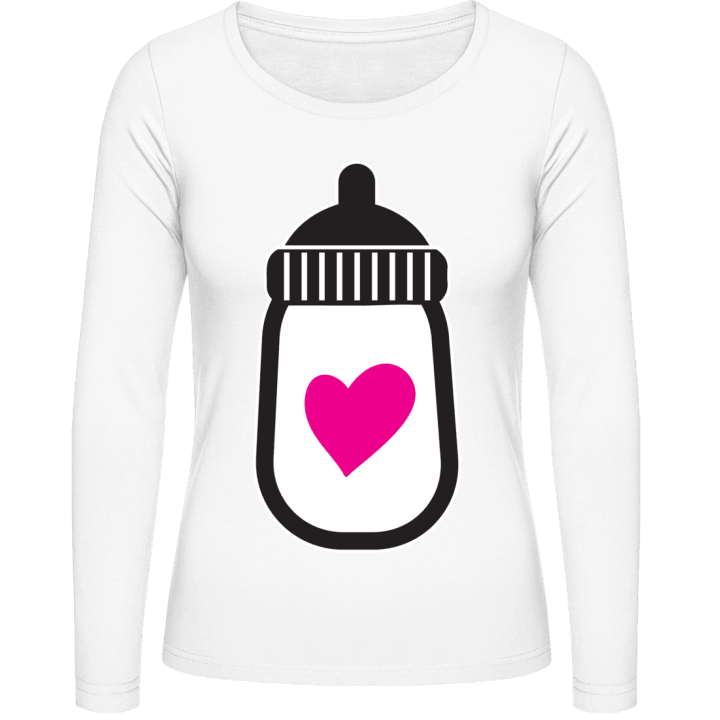 Baby Bottle Heart Vrouwen Lange Mouw Shirt 0 image