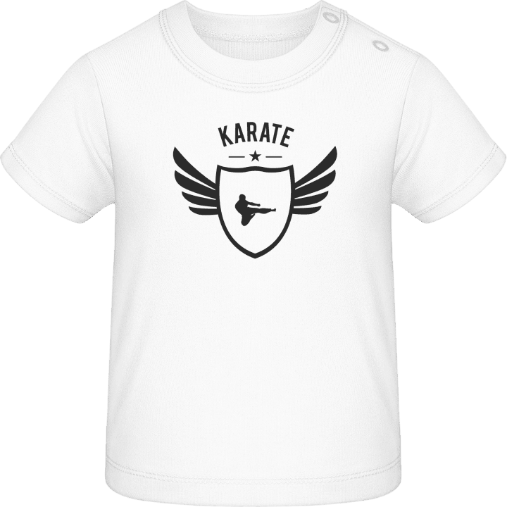 Karate Winged Baby T-skjorte contain pic
