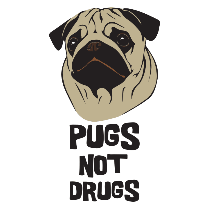 Pugs Not Drugs Vrouwen T-shirt 0 image