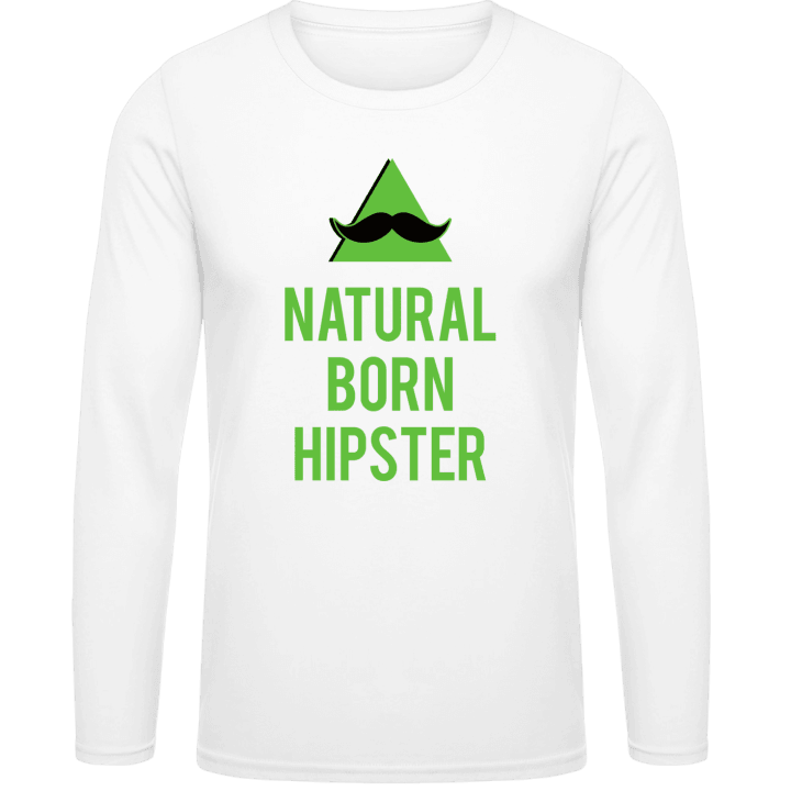 Natural Born Hipster Langarmshirt contain pic