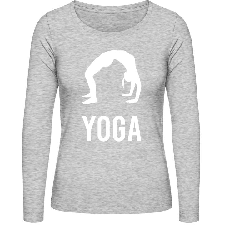 Yoga Scene Kvinnor långärmad skjorta contain pic