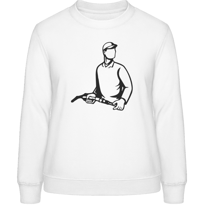 Gas Station Attendant Icon Design Sweatshirt för kvinnor 0 image