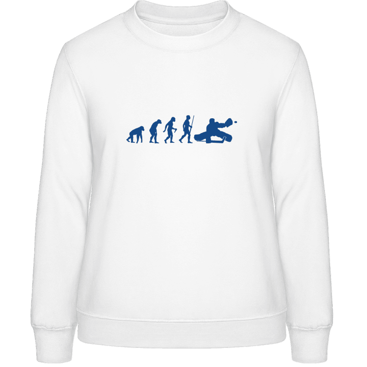 Ice Hockey Keeper Evolution Frauen Sweatshirt contain pic