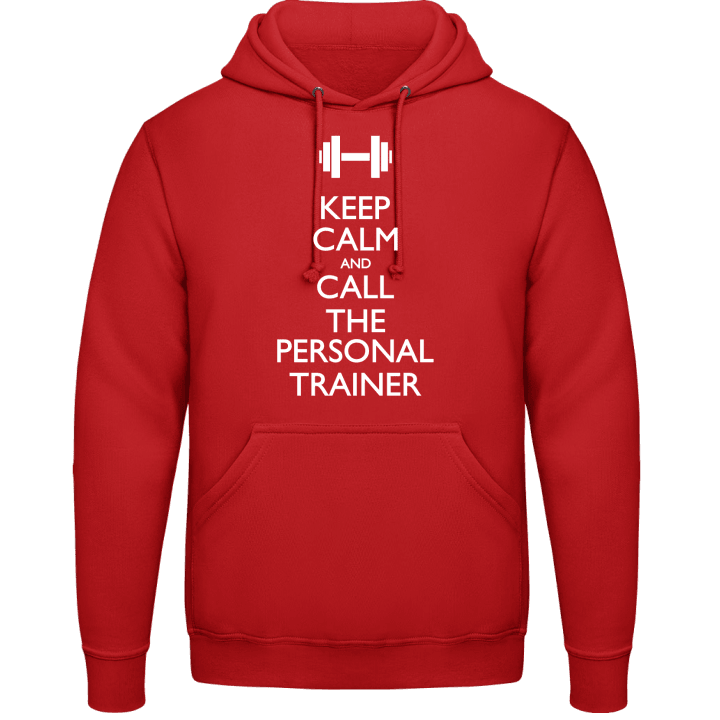 Keep Calm And Call The Personal Trainer Huvtröja contain pic