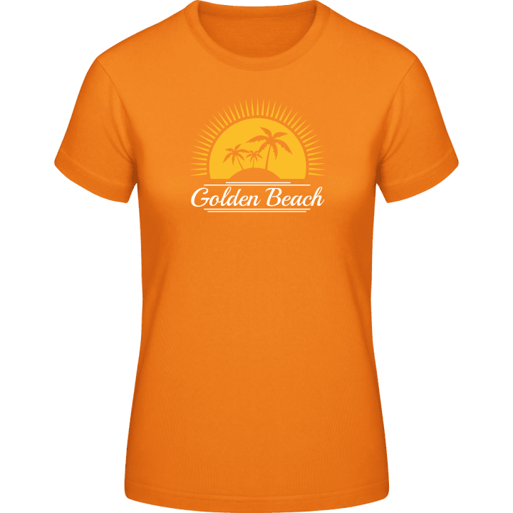 Golden Beach T-shirt pour femme contain pic