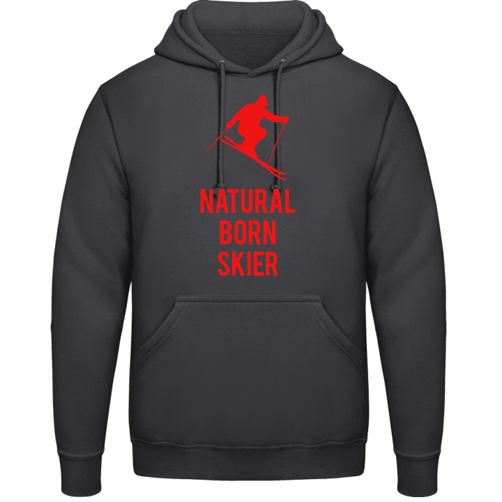 Natural Born Skier Hoodie contain pic