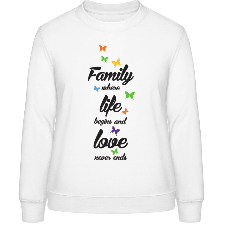 Family where life begins Vrouwen Sweatshirt 0 image
