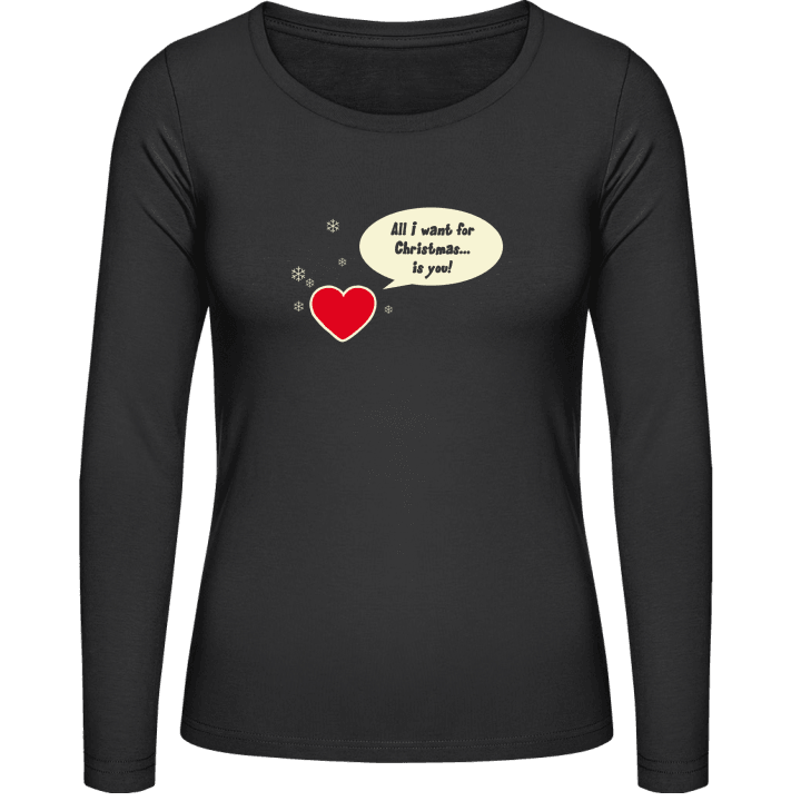 All I Want For Christmas T-shirt à manches longues pour femmes contain pic