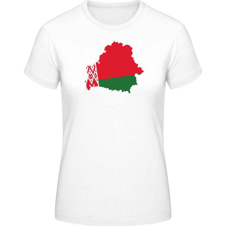 Belarus Map T-skjorte for kvinner contain pic