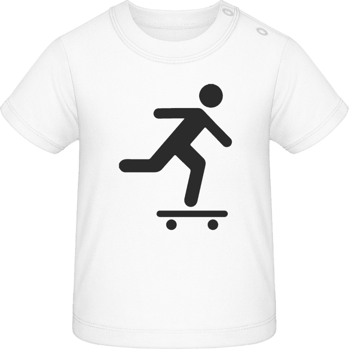 Skateboarder Icon Camiseta de bebé contain pic